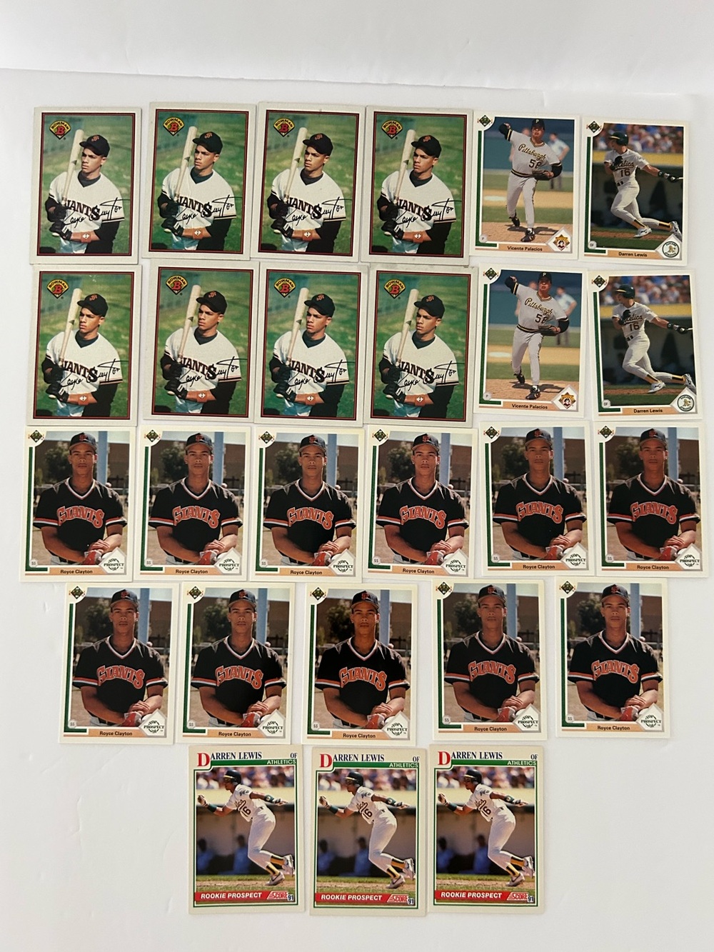 Lot of 26 Vintage Duplicate & Multiple Sets of MLB Baseball Sports Cards